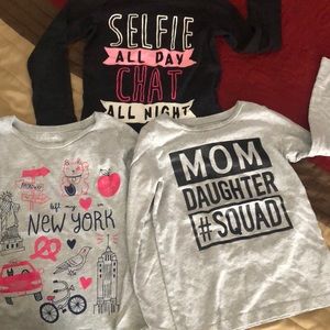 Selling set of 3 Long Sleeve Little girl